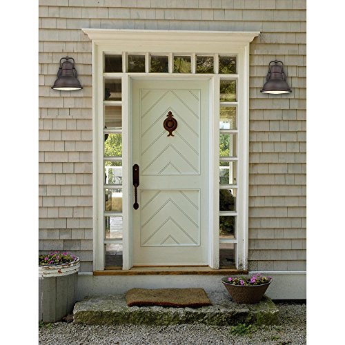 Westinghouse 6204600 One-Light LED Outdoor Wall Fixture, Dimmable, Oil Rubbed Bronze Finish, Frosted Prismatic Lens, No Size