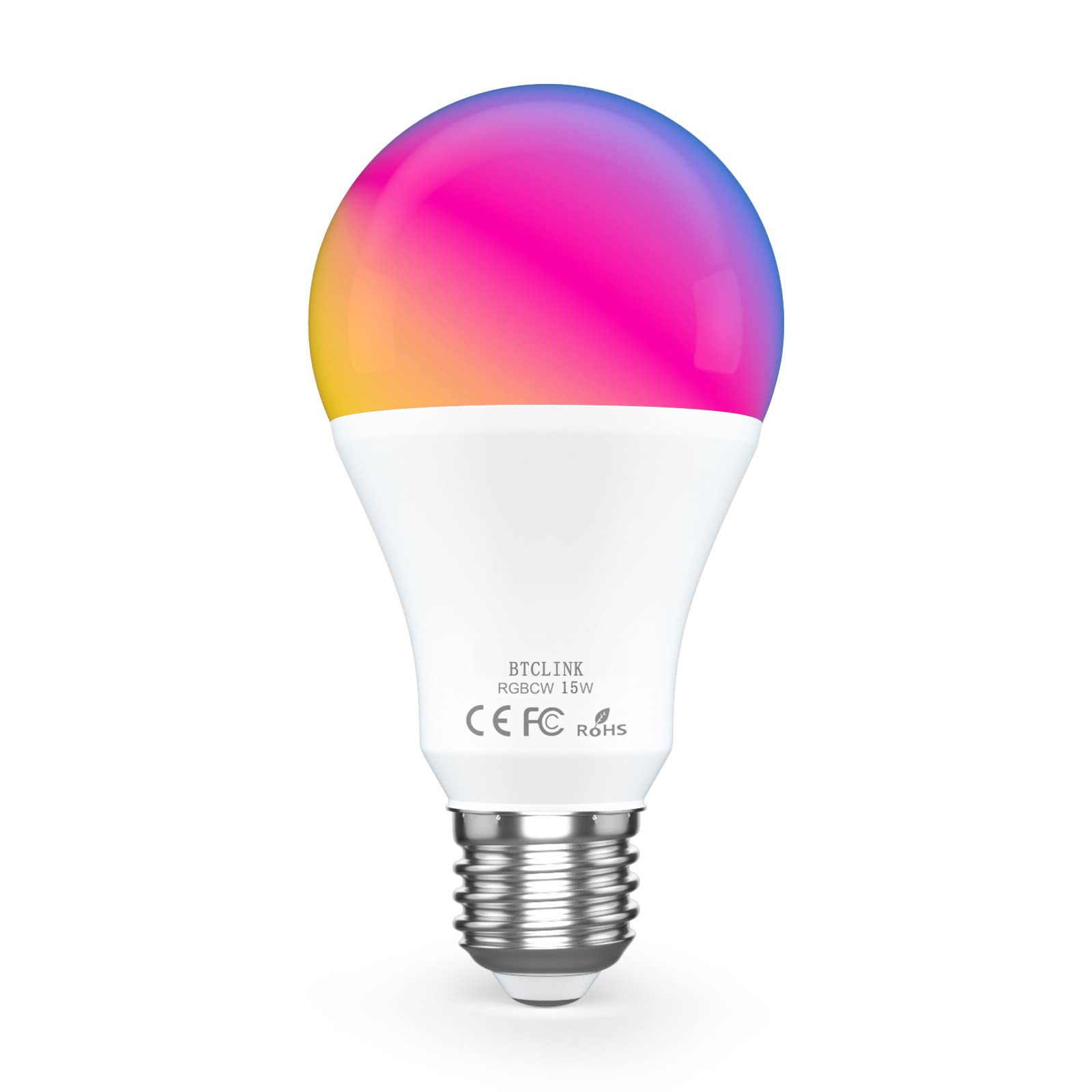 Smart Led Light Bulb 150W Equivalent, 1600 Lumens 16W Alexa, E26 A19 Ultra Bright Color Changing, 2.4 Ghz Wifi Dimmable Compatib