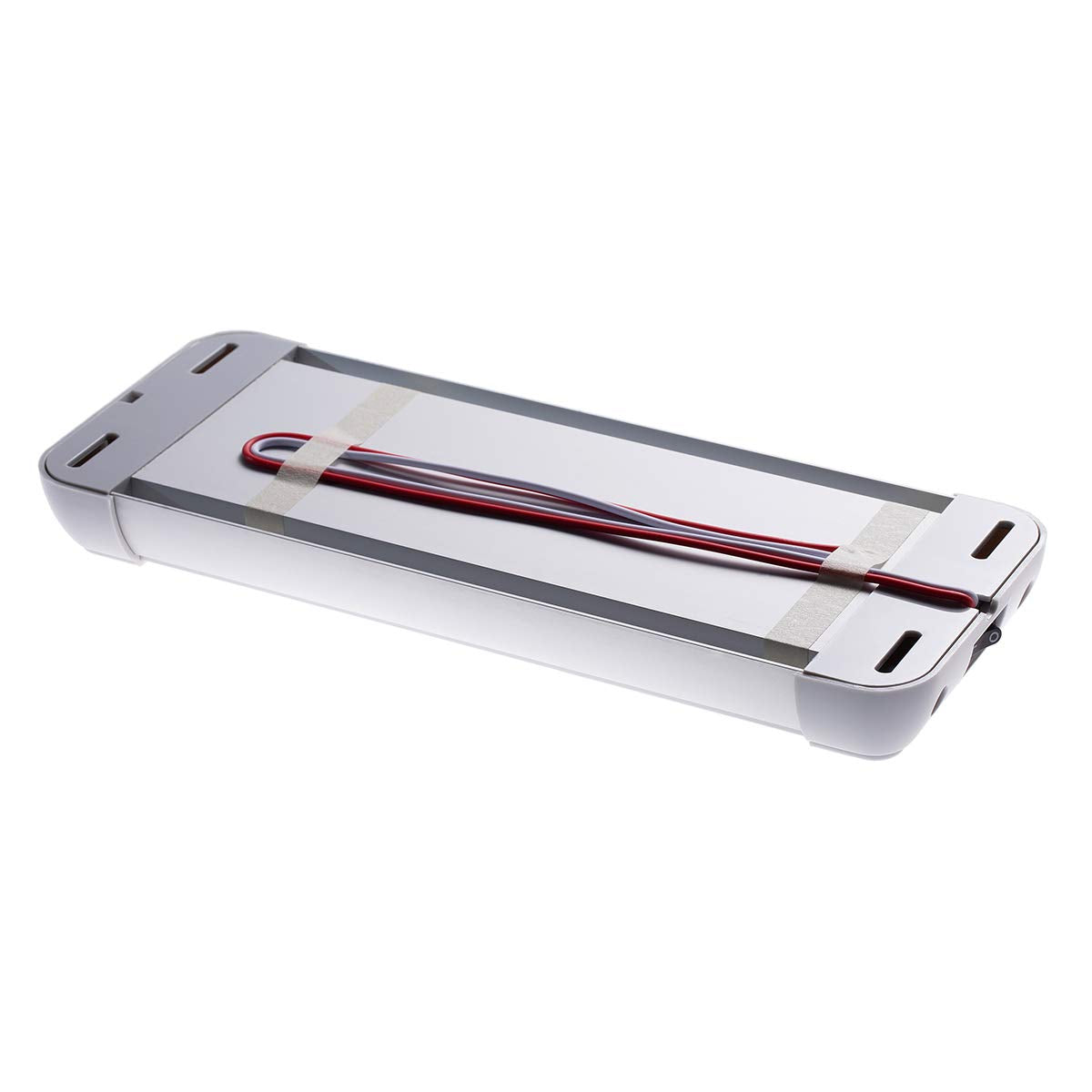 Raycharm Rv Marine Led Interior Light Fixture, 10.3&quot; X 3.9&quot; Aluminum Housing, 6000K Cool-White Large Spaces Illuminating,High-Output Low Ampere Draw, Built-In On/Off Rocker Switch, 12V-24V Dc, 1-Pack