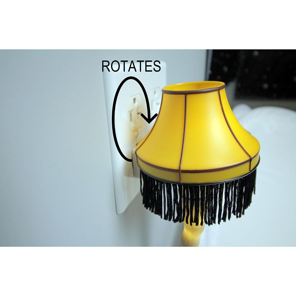 Cleveland Street Novelties LED Night Light - Christmas Leg Lamp, Yellow Design