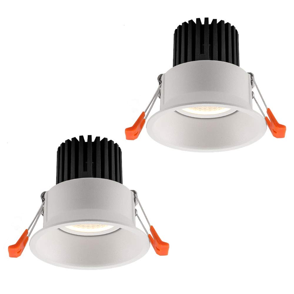 OZZKI Recessed 3.5 Inch 5W LED Down Light, Recessed Ceiling Light Downlights Fire Rated Spotlight, 3000K 4000K 6000K AC110-240V 
