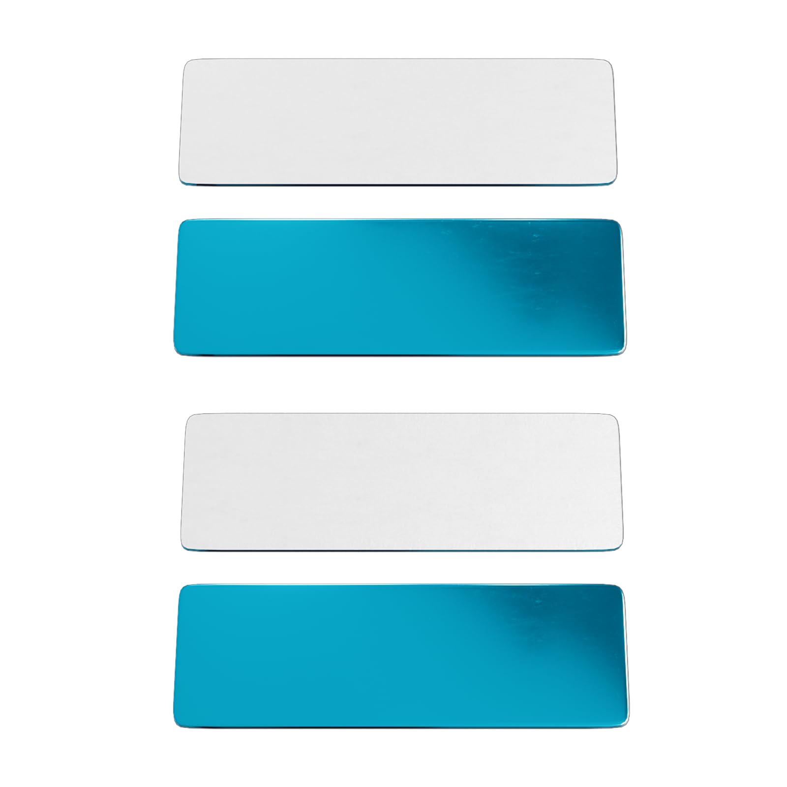 Generic Under Cabinet Lights Magnetic Strips 4PCS - Blue, Adhesive Backing, Rectangular, Model LMS03-2
