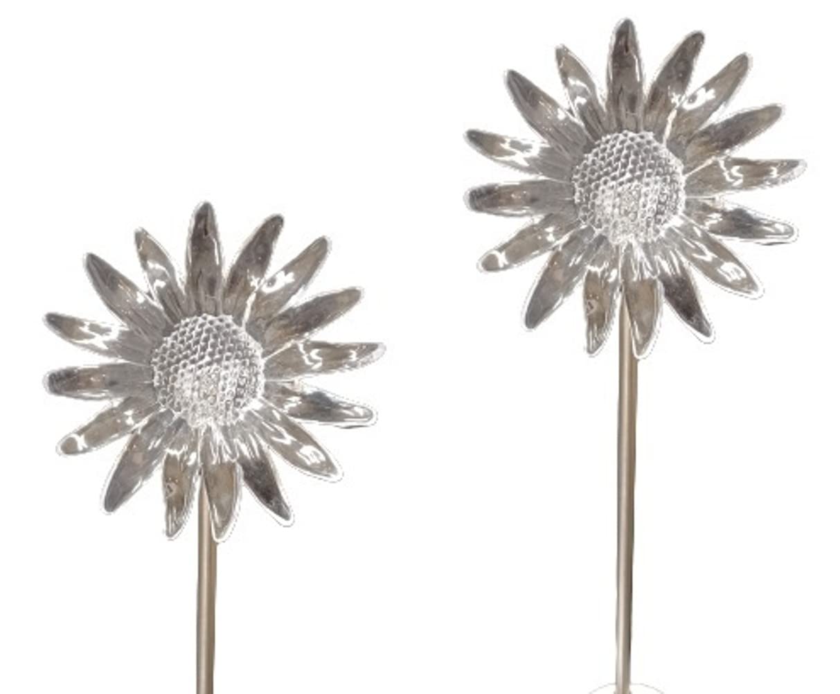 Starry Illuminate 2 PCS Solar Color Changing Style Garden Stake Light Pathway Stake Light (Sun)