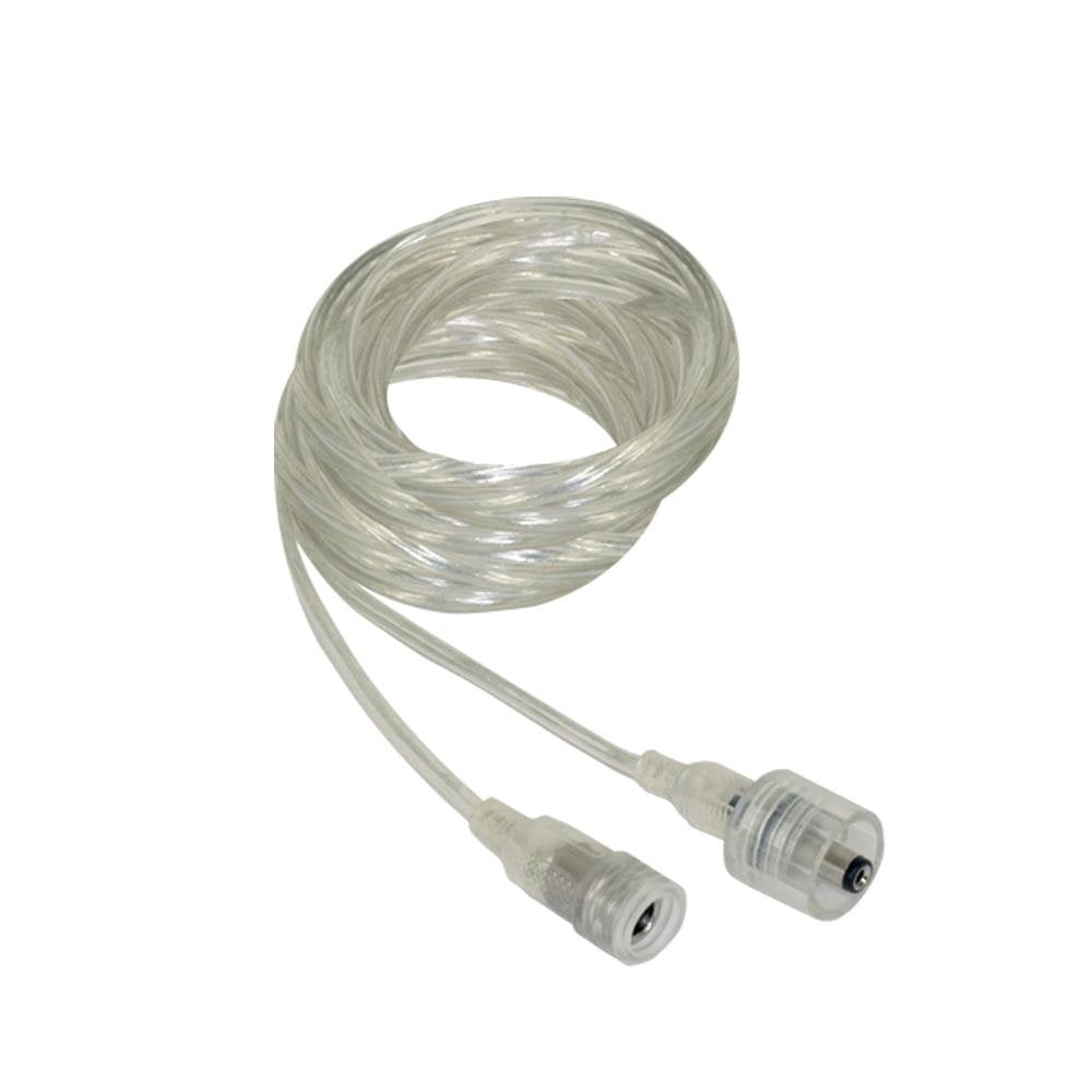 Jesco Lighting LED RGB Outdoor Power Extension Cable, 96in, White, Model DL-PS-OD-RGB-EXT96, Plastic
