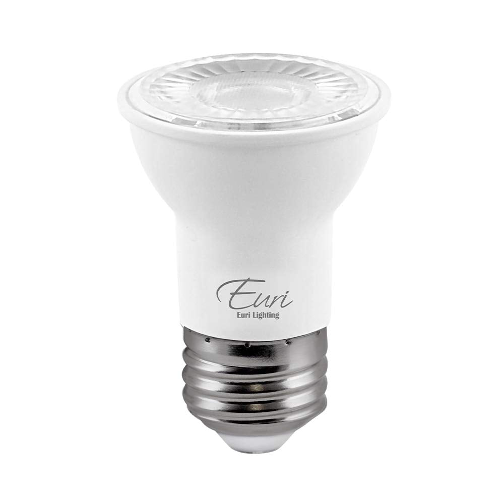 Euri Lighting Dimmable Led Par16 7W Bright White 4000K, 500Lm, E26 Base, Model Ep16-7W4040Ew, Damp Rated, Energy