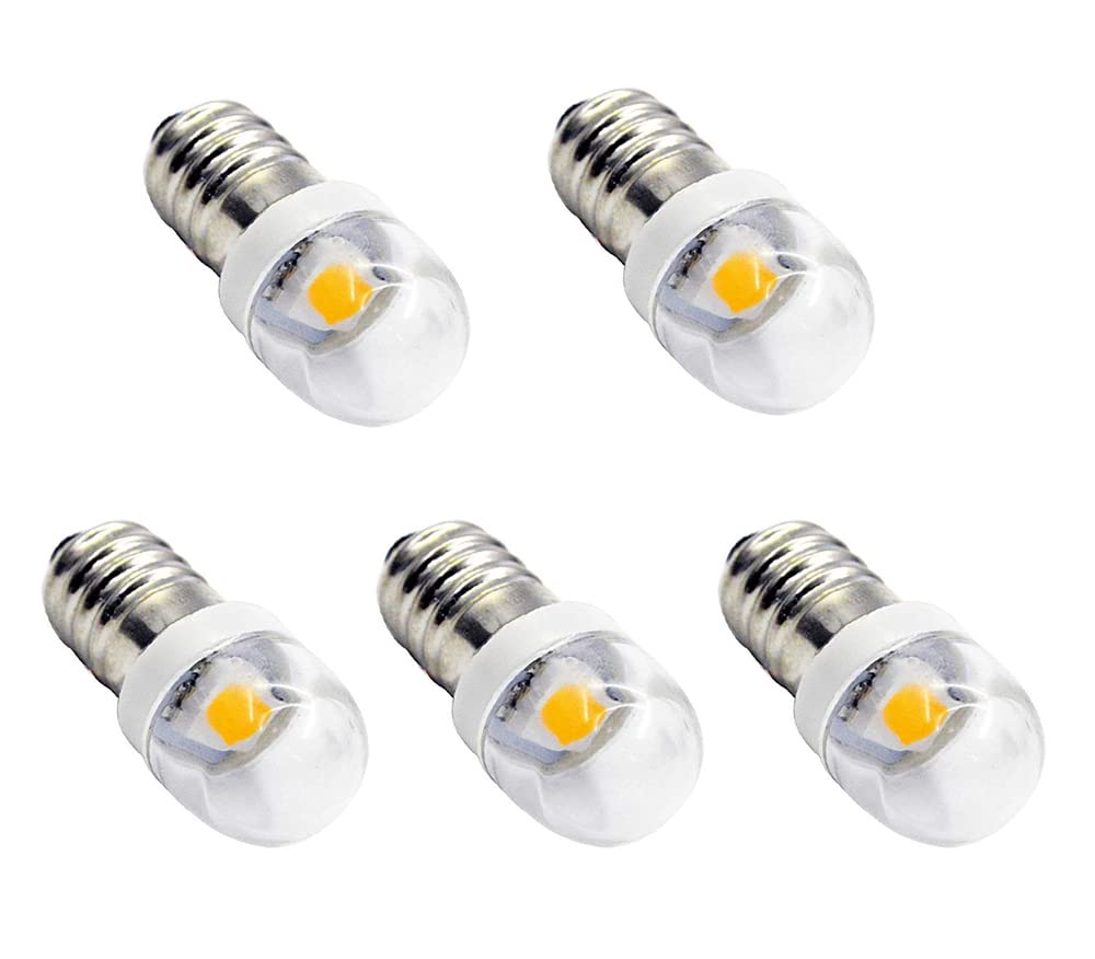 5X E10 Led Bulb 3V 0.6W 5050 1Smd Warm White 3000K Replacement Bulb Upgrade For Headlamps Flashlights Torch Light Bulbs New Diy