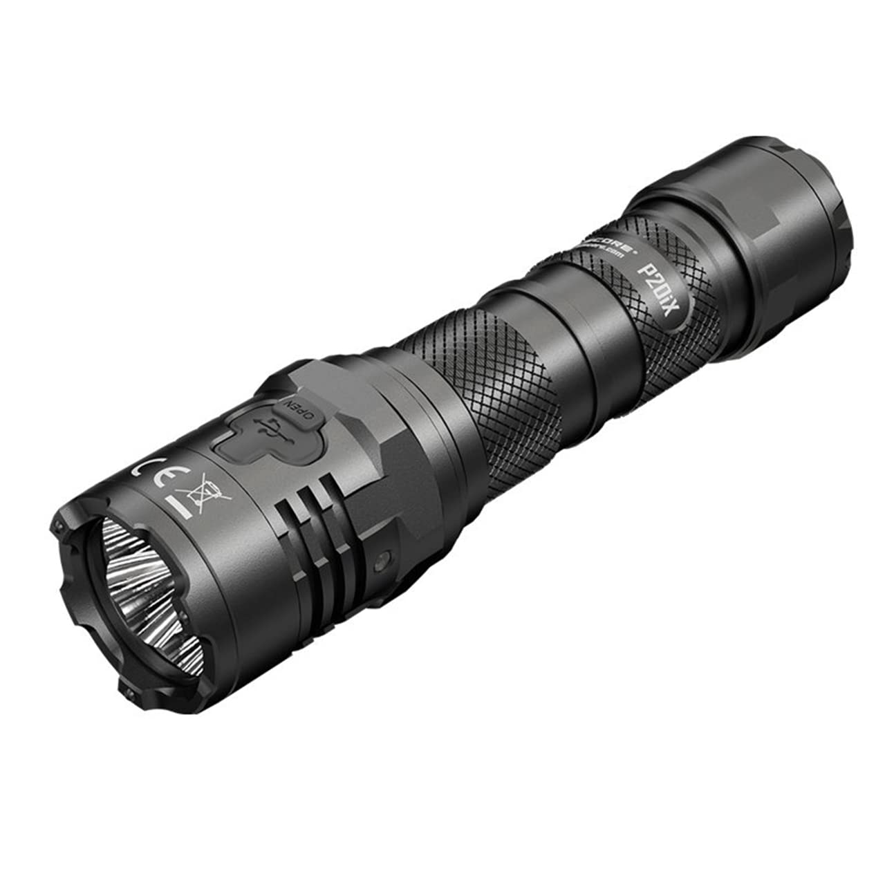 Nitecore P20iX Flashlight, Aluminum, One Size, Black