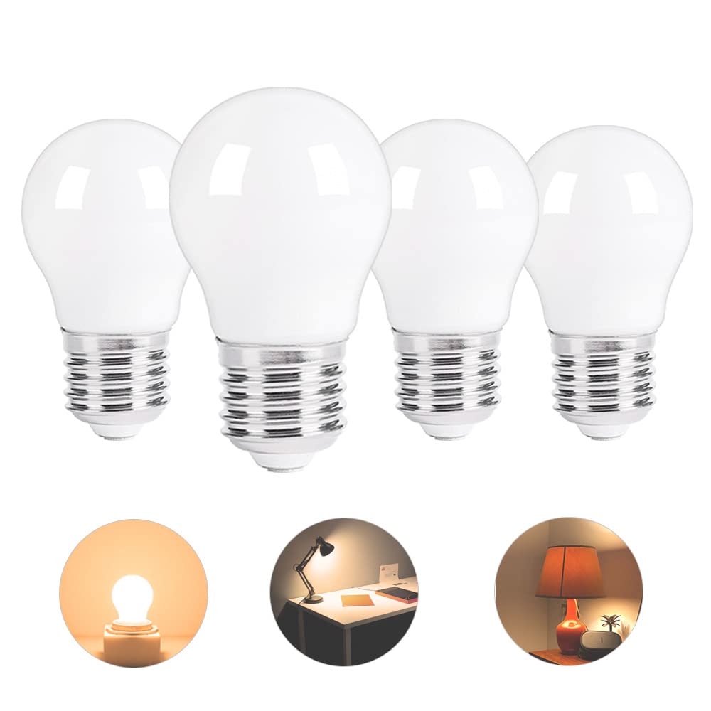 Spolico A15 LED Light Bulb Replacement 2W 150lm Soft White E26 Base Pack of 4