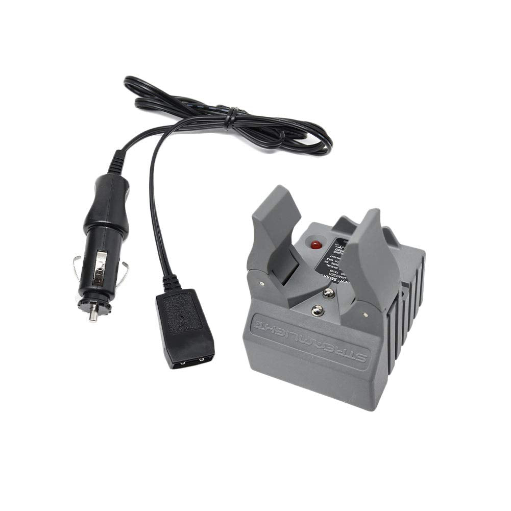STREAMLIGHT Stinger Smart Charger Holder with 12V DC Car Charge Cord - Model 75105+22051 for Stinger Series Flashlights