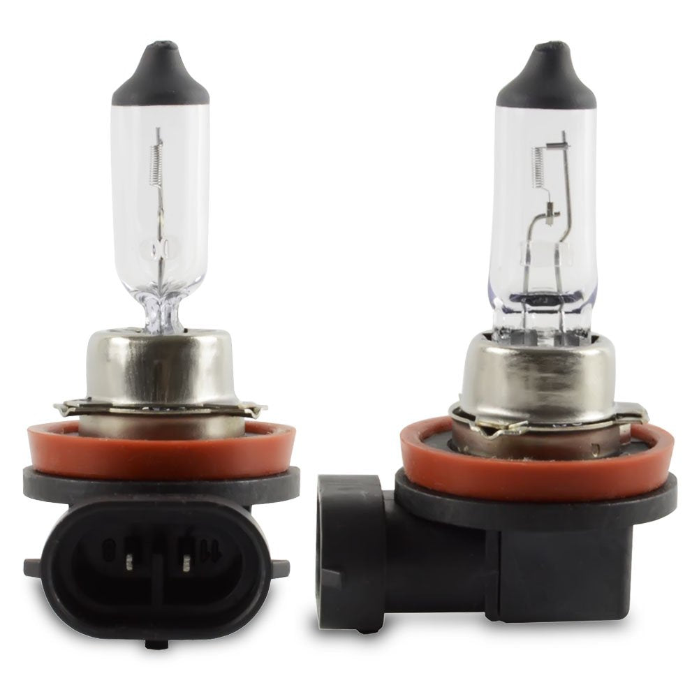 Safego H11 Halogen Headlight Bulb - 12V 55W, High/Low Beam, DOT Compliant, Pack of 2, Universal Fit, Color W11