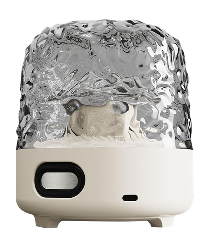 1UX Ocean Wave Ceiling Projector, 16-Color Water Ripple Aurora Light with Remote & Touch Control, Ambient Night Light for Bedroo