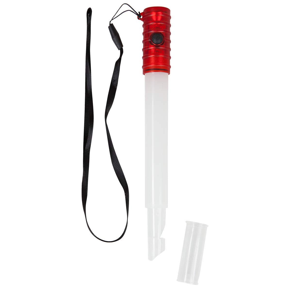 Life Gear Red Glow Stick & Flashlight with Whistle, One Size, LG115, Plastic
