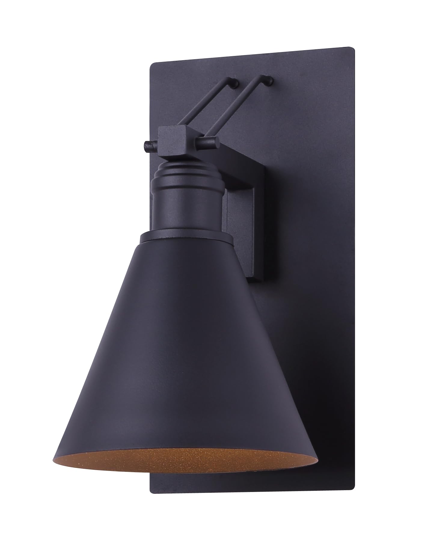 Canarm, IOL408BK-A, Outdoor Lantern, Black Finish, 11.75 x 6.5 x 8.5
