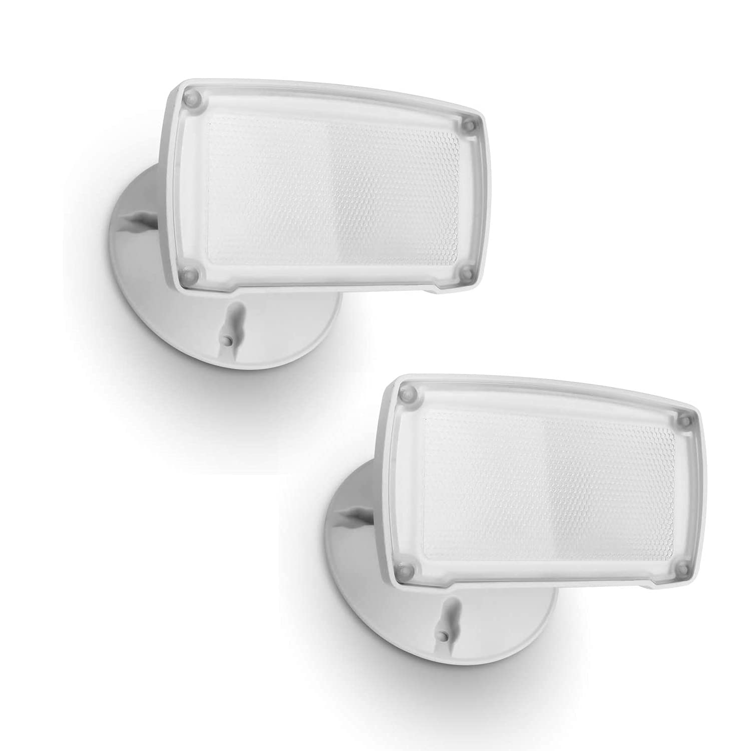 LUTEC 14W LED Flood Light Outdoor 1300LM 5000K Single-Head Waterproof Security Fixture White Model 7635407053