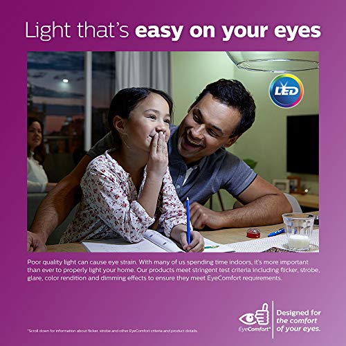 Philips LED Dimmable BR30 Light Bulb, 650-Lumen, 5000K, 11W (65W Equivalent), E26 Base, Frosted, Daylight,