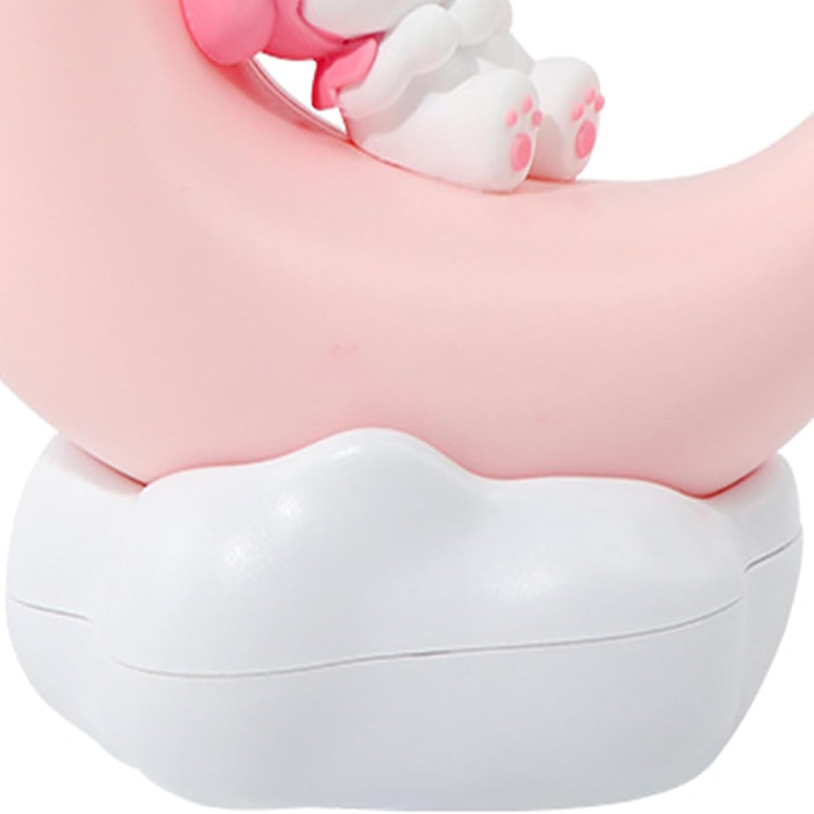 Ifcow Night Light For Kids Cute Anime Character Led Night Light Rechargeable Desk Shelf Ornament Bedside Lamp Crescent Moon Light