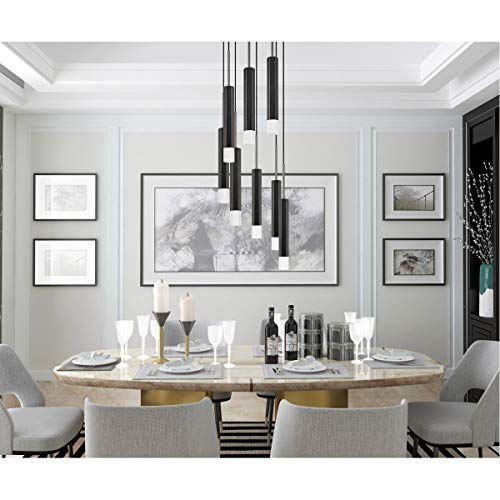 Cal Lighting Fx-3723-8P-Gm Transitional Led Pendant From Led Pendant Collection In Bronze/Dark Finish, 16.00 Inches