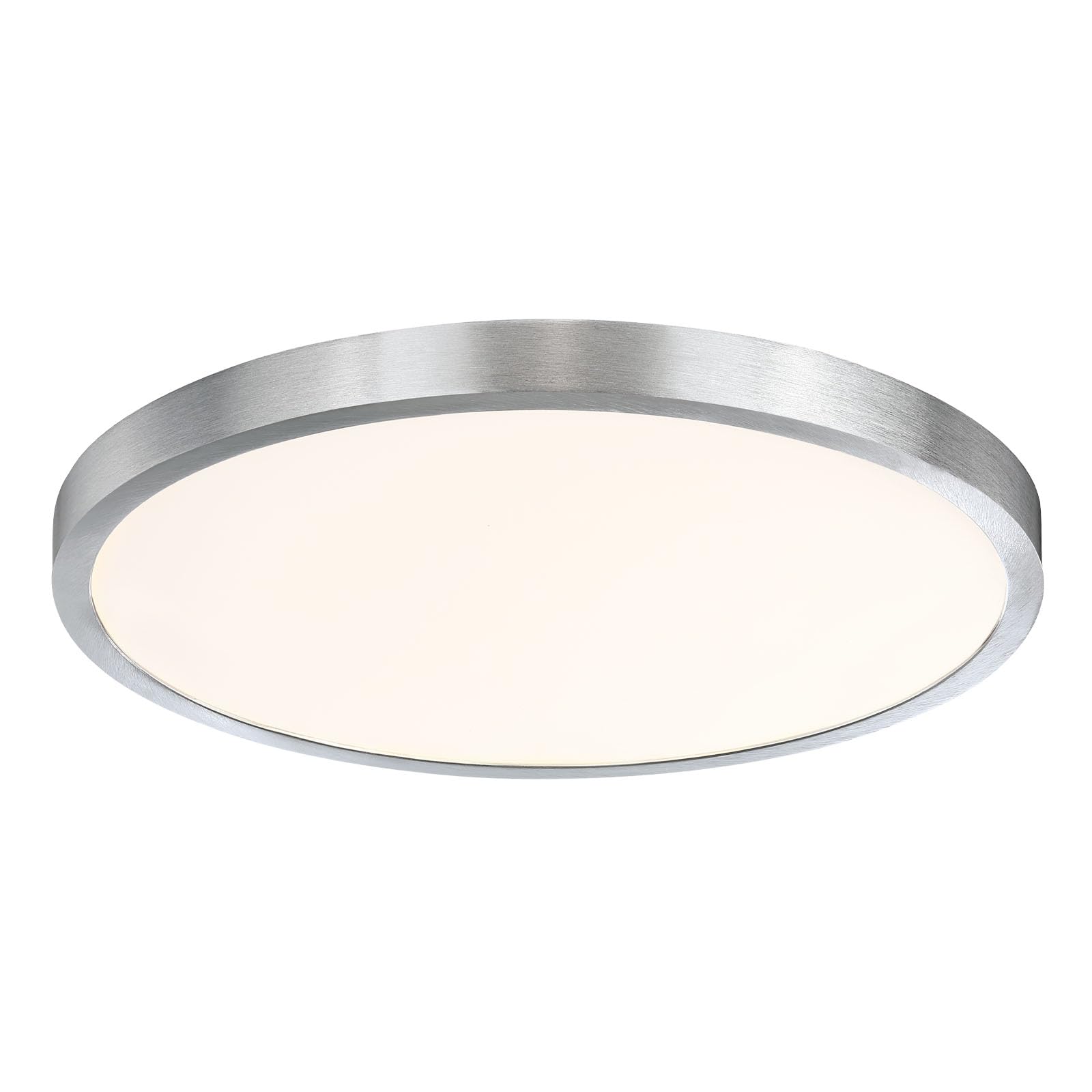 14 Inch Flush Mount Ceiling Light Fixture, Metal and Glass LED Ceiling Light Flush Mount, Slim Dimmable Flush Mount Light for Ki