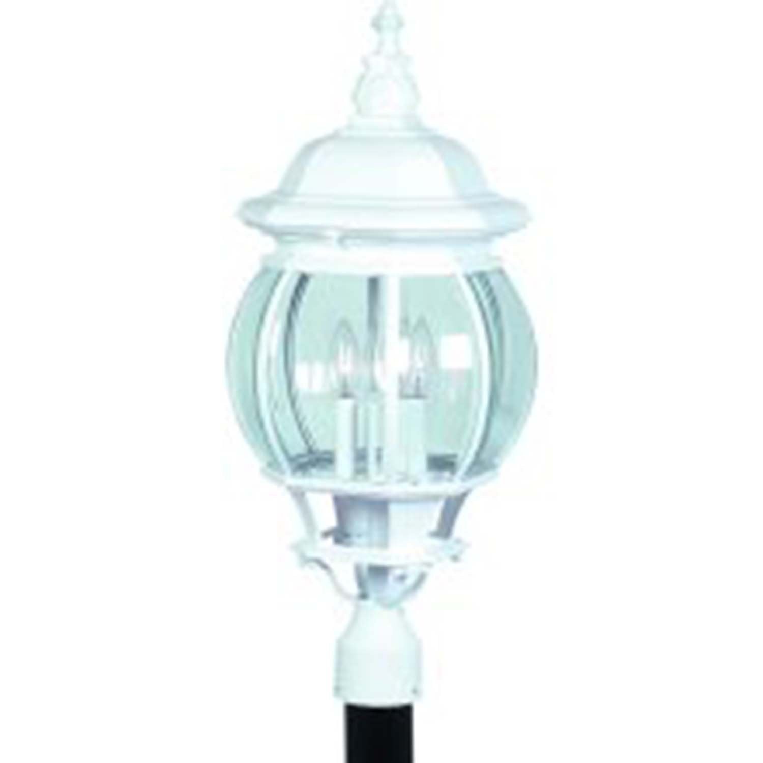 Artcraft Lighting Classico Large European Style Outdoor Post Light Mount, White