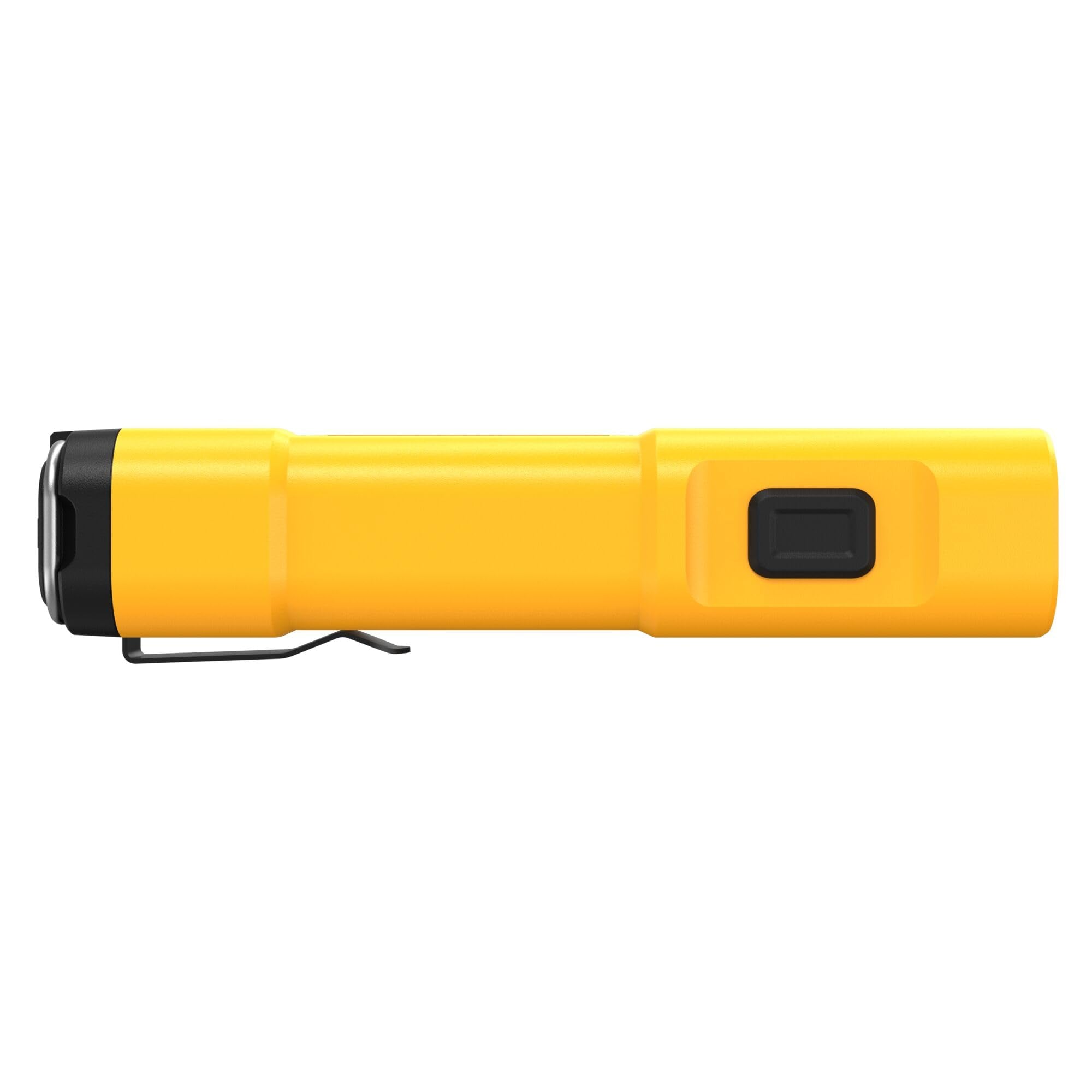 DEWALT LED Flashlight, USB-C Rechargeable, Magnetic Light, Model DCL183, Yellow, Plastic