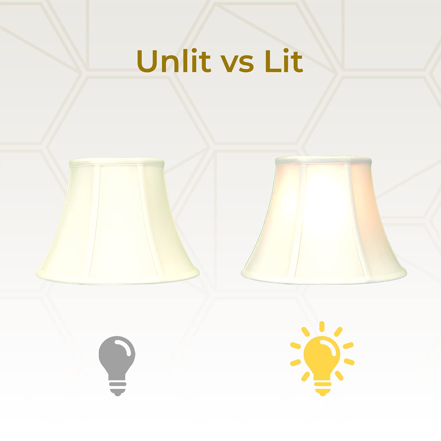 Royal Designs Oval Flare Bottom Outside Corner Basic Lamp Shade, Eggshell, (6&quot;&quot; X 4&quot;&quot;)&quot;&quot; X (10.75&quot;&quot; X 8&quot;&quot;) X 8&quot;&quot;&quot; (Bs-725-10Eg)