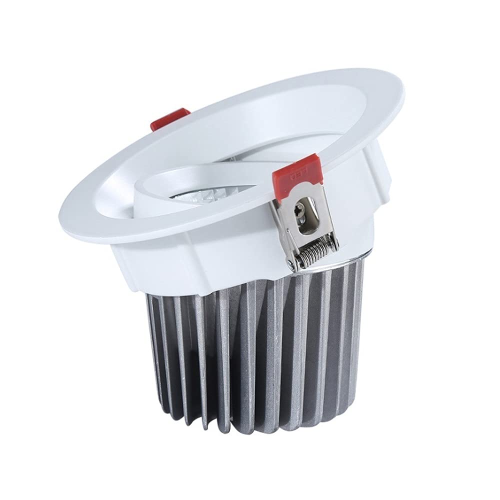 OZZKI Recessed COB LED Anti-Glare Recessed Spotlight Showcase Jewelry Store CRI93 High Color LED Recessed Downlight Round Adjust