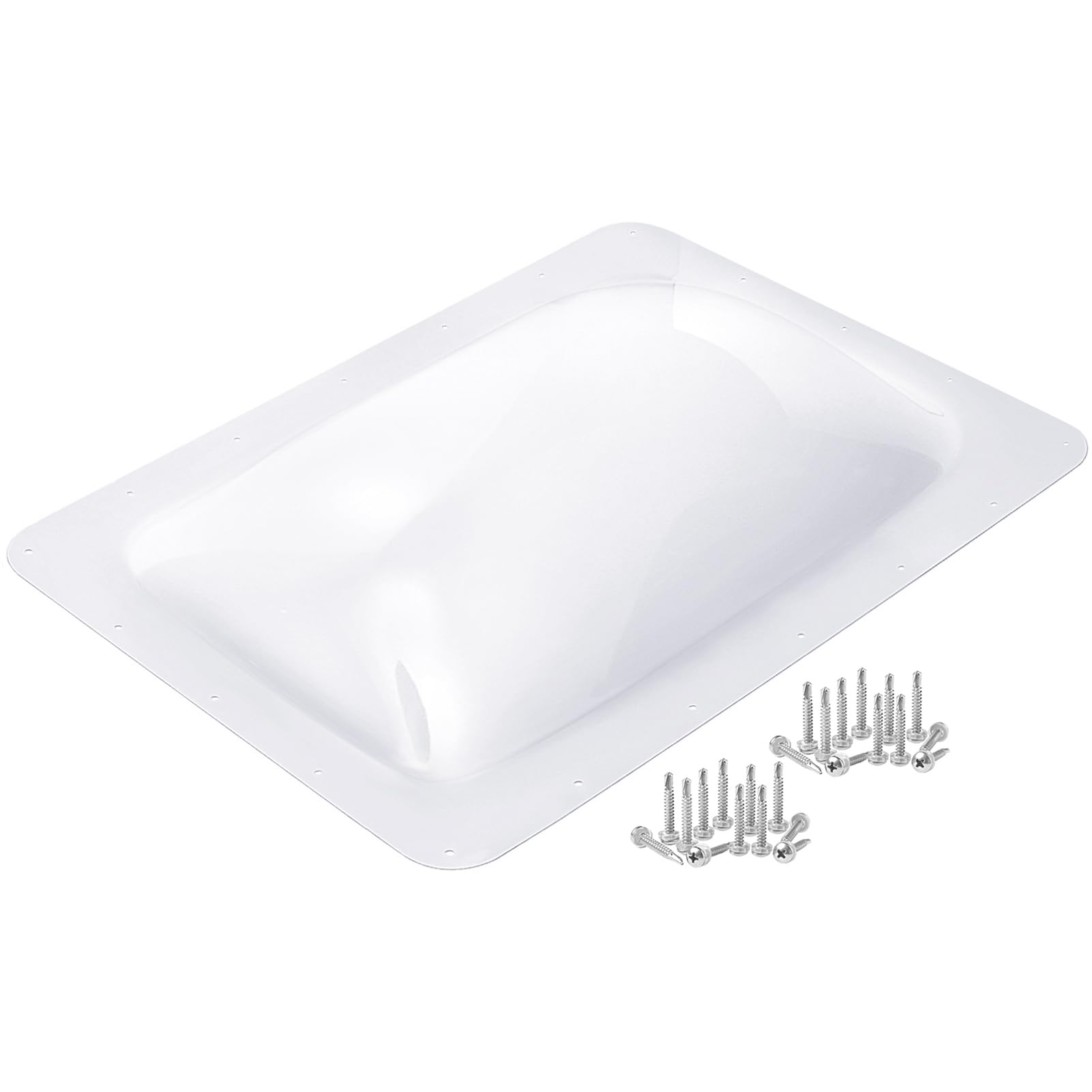 XMK RV Skylight Replacement Cover, 14inx22in, White, Fits 18inx26in Openings, Model RV Skylight-003