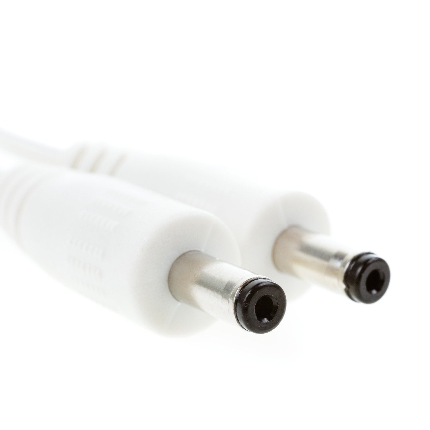 EShine 3.5mm Male to Male Interconnect Cable for LED Lighting, 20 inch, White, Model EACMM20W