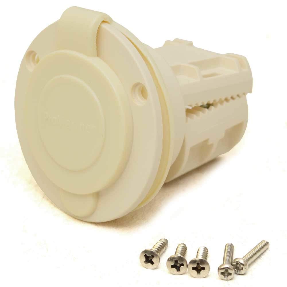 Promariner 51200F Ac Plug Holder White