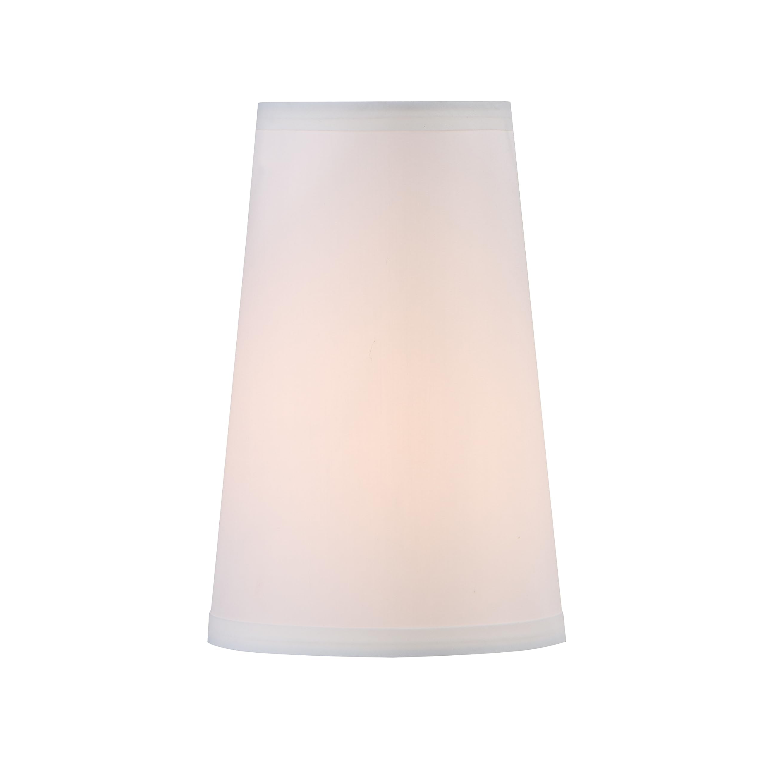 Aspen Creative 32164 Transitional Empire Shape Spider Construction Lamp Shade In Off White, (4 1/4'' X 6'' X 9'')