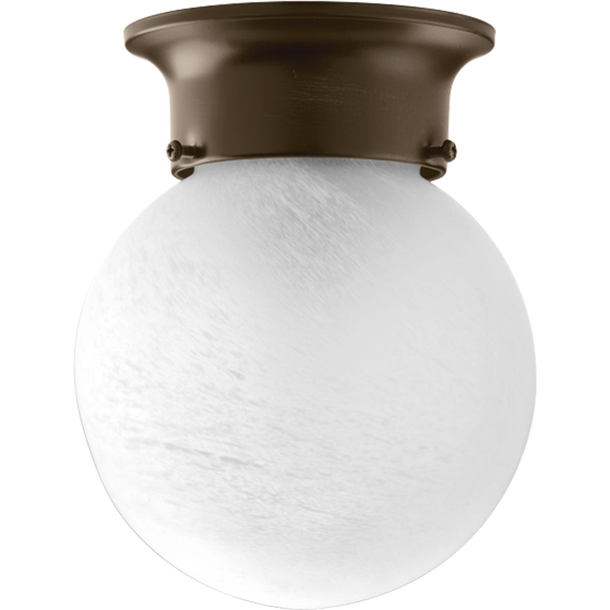 Progress Lighting P3401-20 Close-to-Ceiling Light Fixture, Glass Globes, Alloy Steel, Bronze