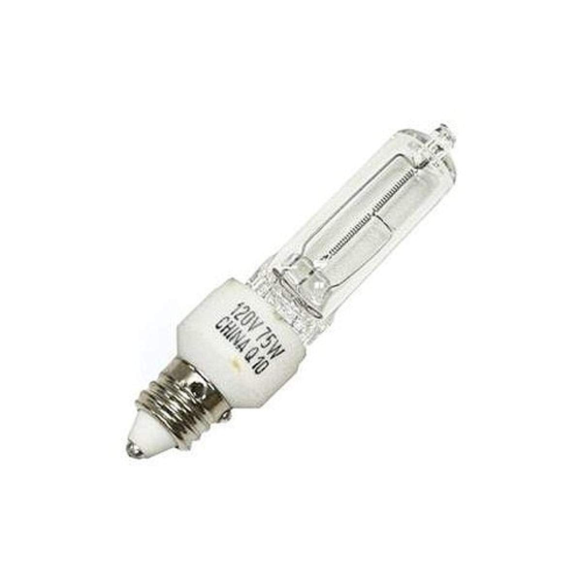 Westinghouse 75W Mini Candelabra Bulb, Clear, 1 Count, Model 04716, Metal