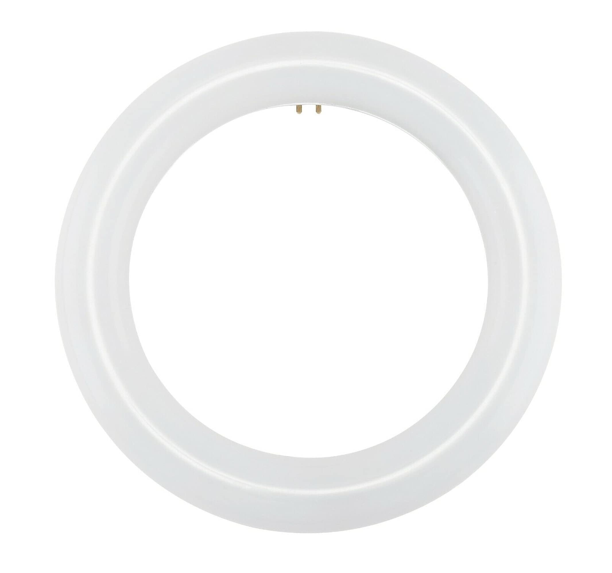 NYLL 8 Inch T9 Circline LED Lamp - Daylight 6000K, 22W Fluorescent Replacement, Model RL-FC8T9, Plastic