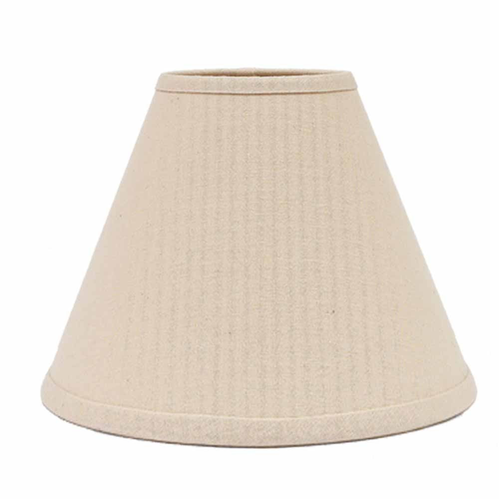 Home Collection By Raghu Farmhouse Solid Buttermilk Lampshade, 6'', Cream