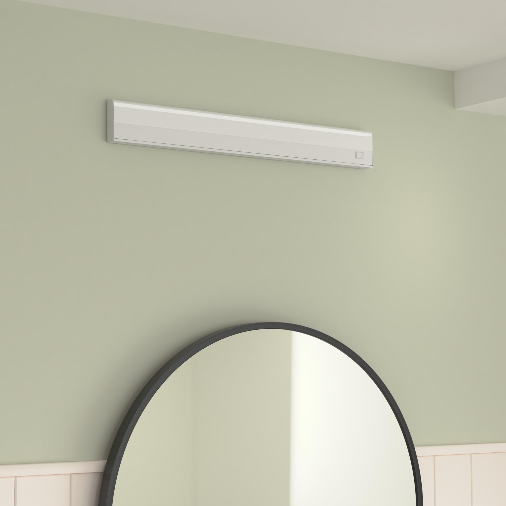 harrrrd Hardwired LED Under Cabinet Lighting 16W 24" Dimmable Warm White CRI>90 Alloy Steel