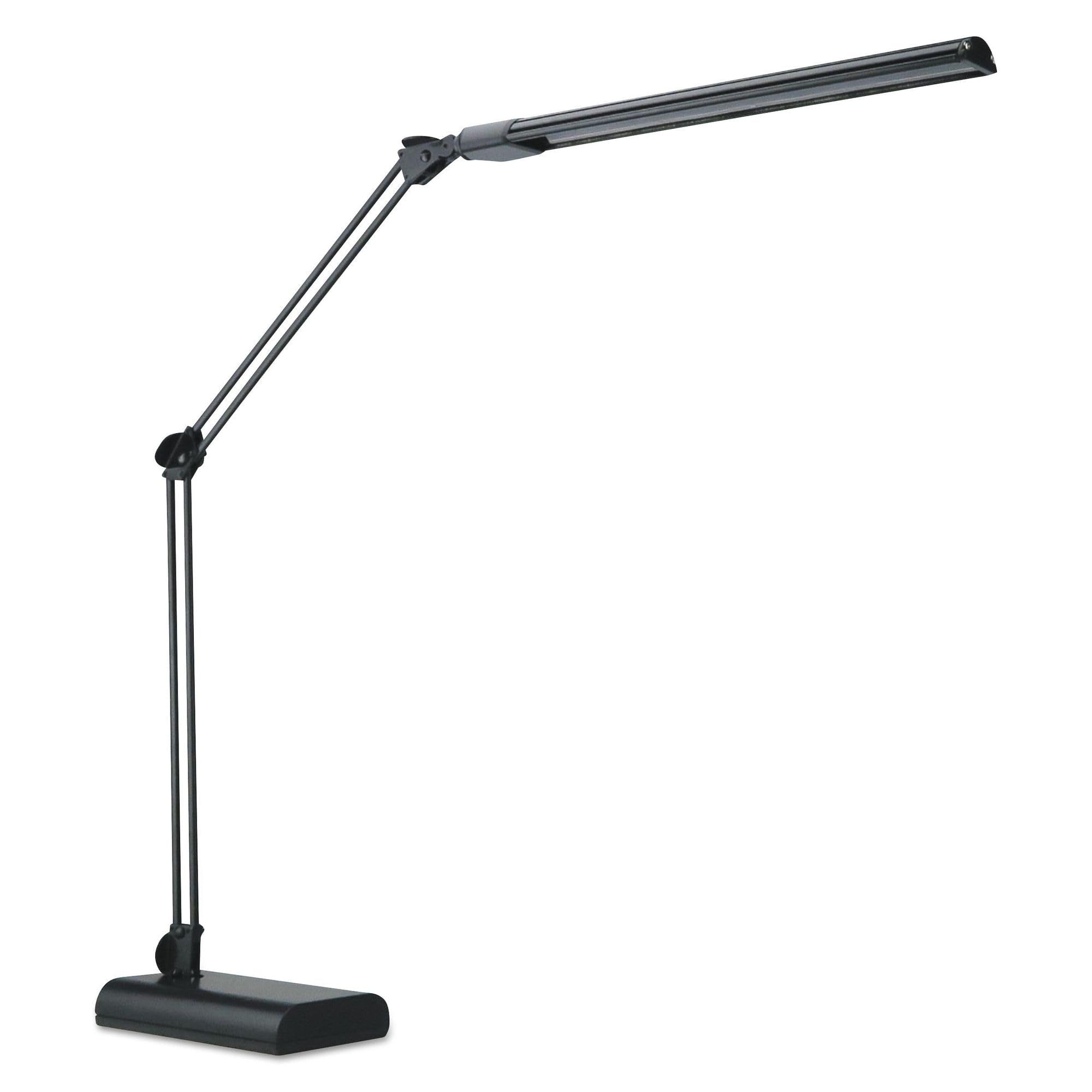 Alera Aleled908B 3.25 In. W X 6 In. D X 21.5 In. H Adjustable Led Desk Lamp - Black