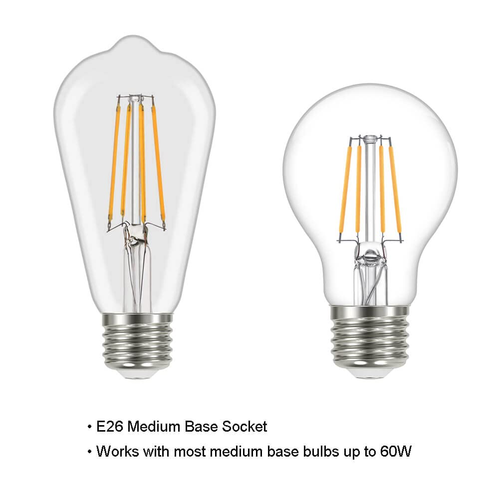Xinbei Lighting Modern Brushed Nickel Wall Sconces Set Of 2, Clear Glass Iron Indoor Vanity Lighting For Bathroom & Hallway