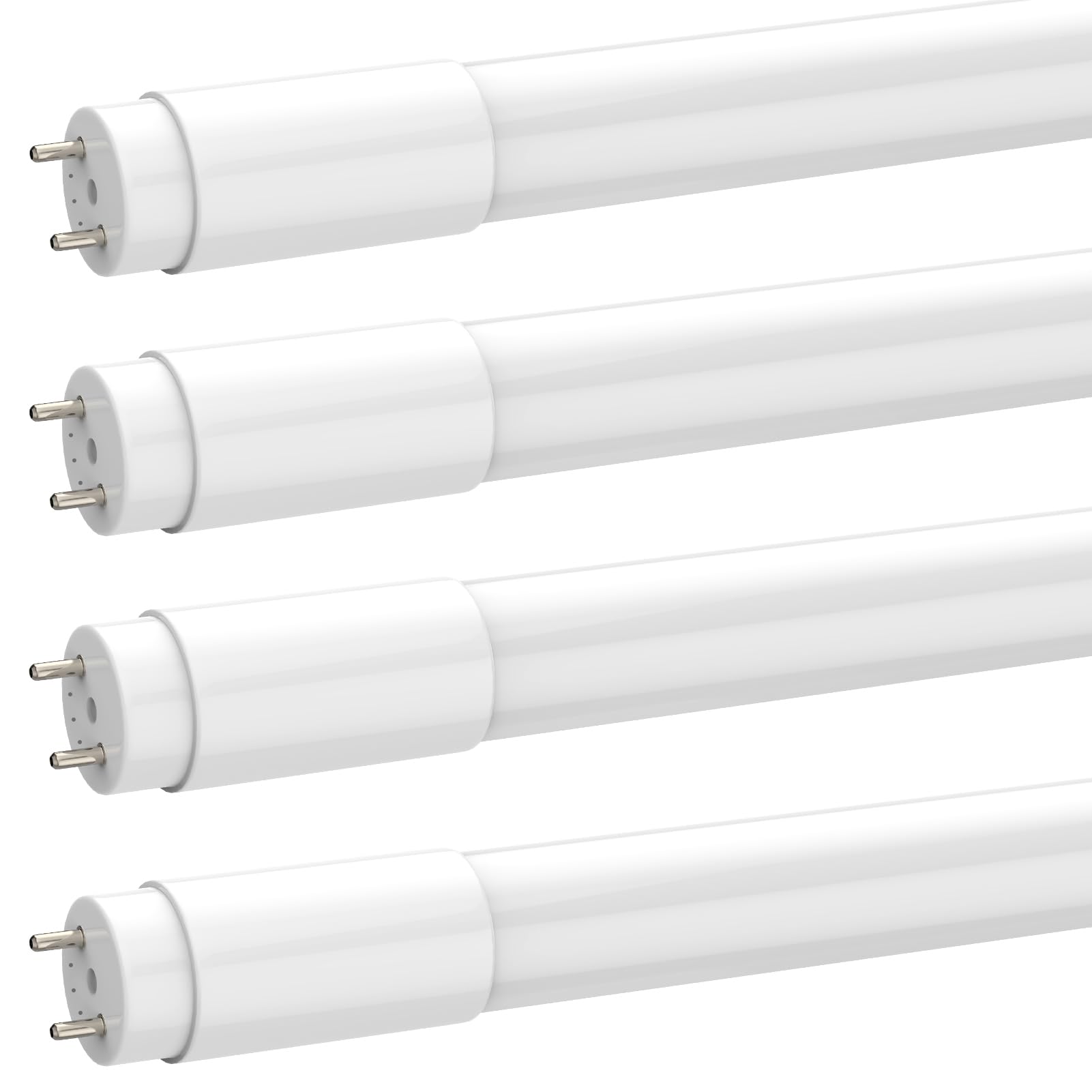 Jesled 20-Pack T8 Led Tube Lights 4Ft, 14W 2450Lm 4000K, Single Or Double End Powered, Plug And Play Or Ballast Bypass, Type A+B