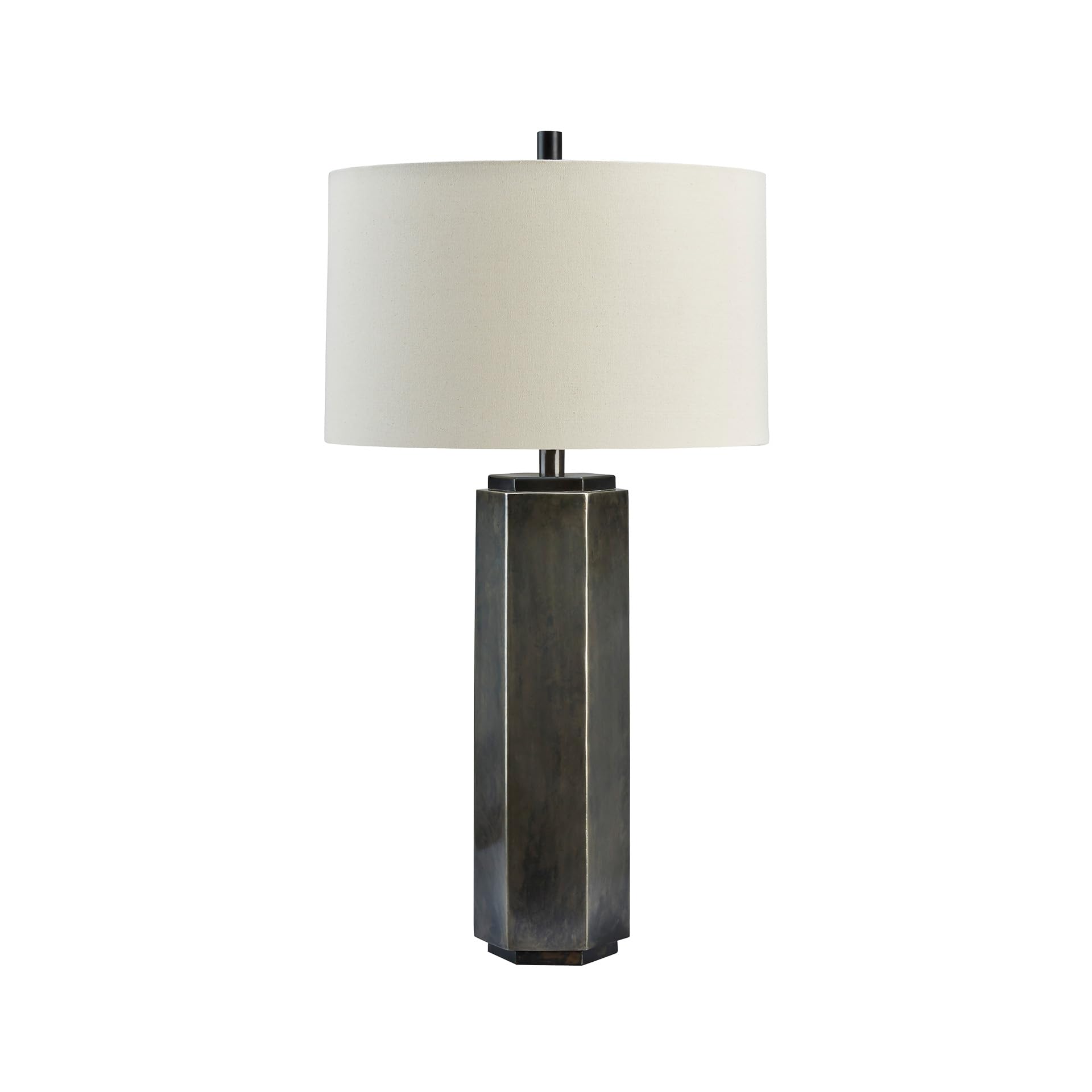 Signature Design by Ashley Dirkton Contemporary 31.38 Table Lamp, Antique Pewter Finish