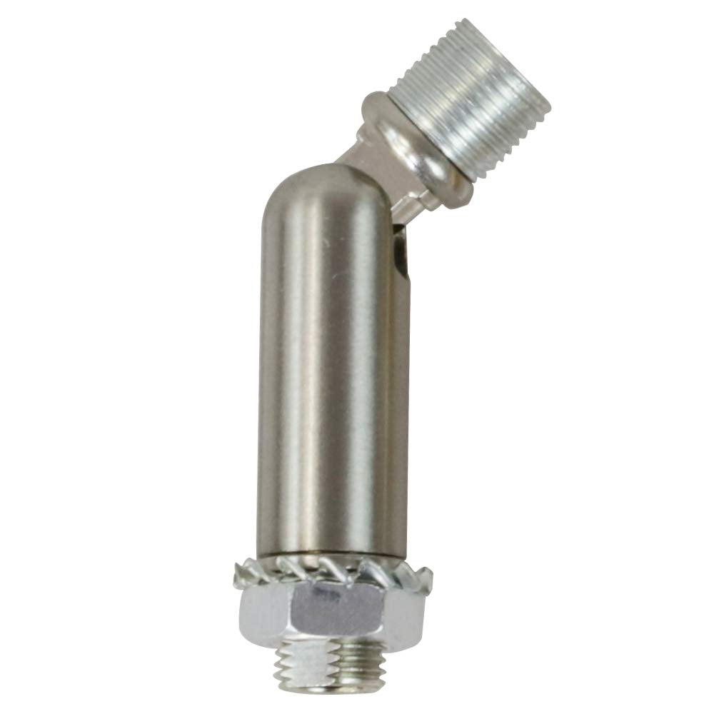 MELUCEE Brushed Nickel Sloped Ceiling Adapter for Chandeliers Pendant Lights 1 Pcs, Suitable for Vaulted or Angled Ceilings