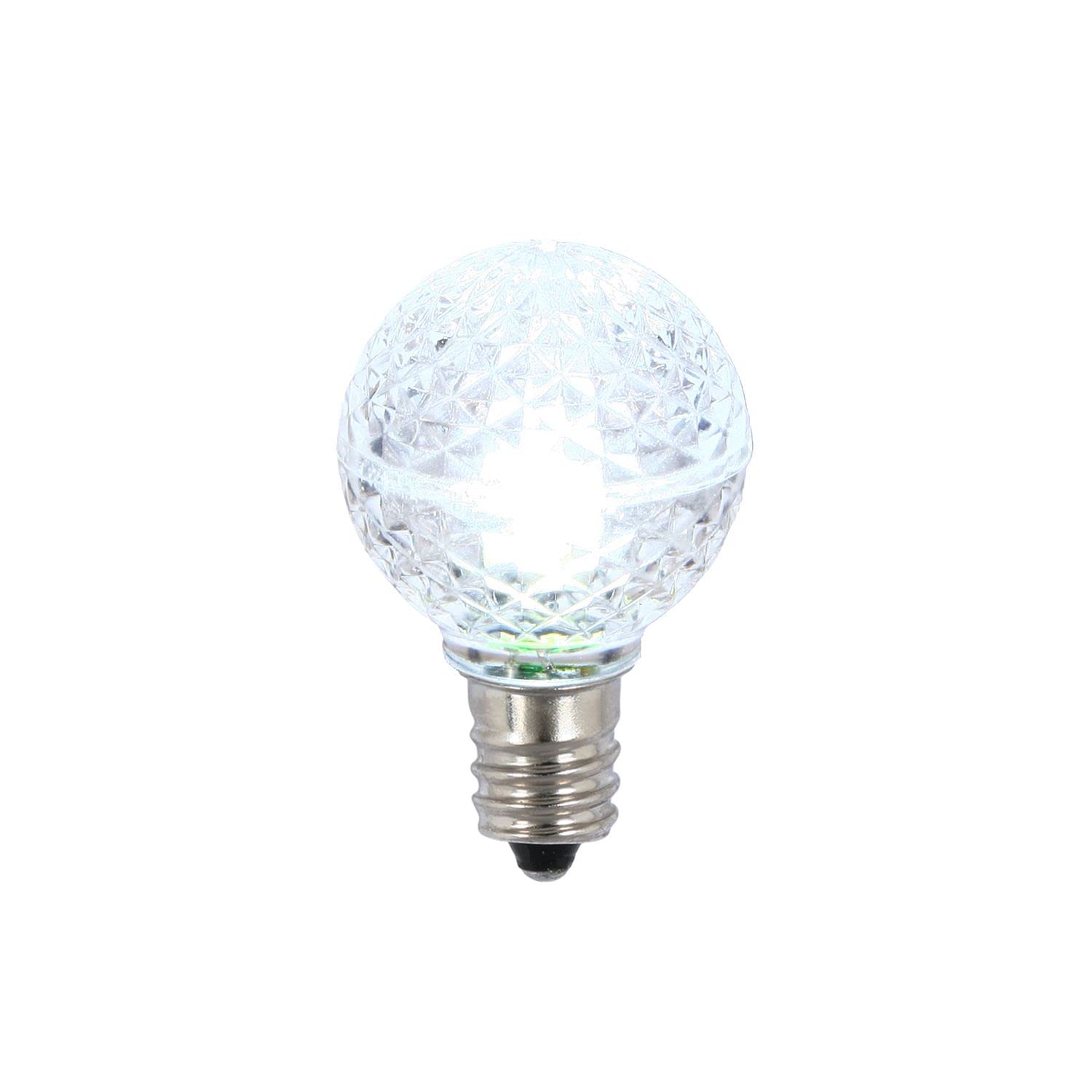 Vickerman G30 LED Bulb E12 Nickel Base 0.45W Package of 25 Cool White
