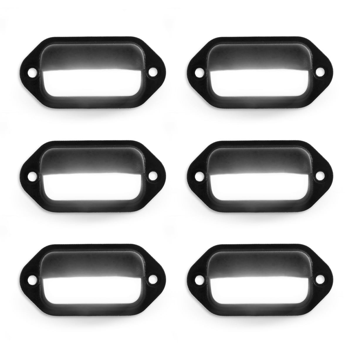12v LED Boat Lights RV Courtesy Light License Plate Lights for Trailer Truck Camper Surface Mount 0.1 Watt, IP65, 6000K White Li