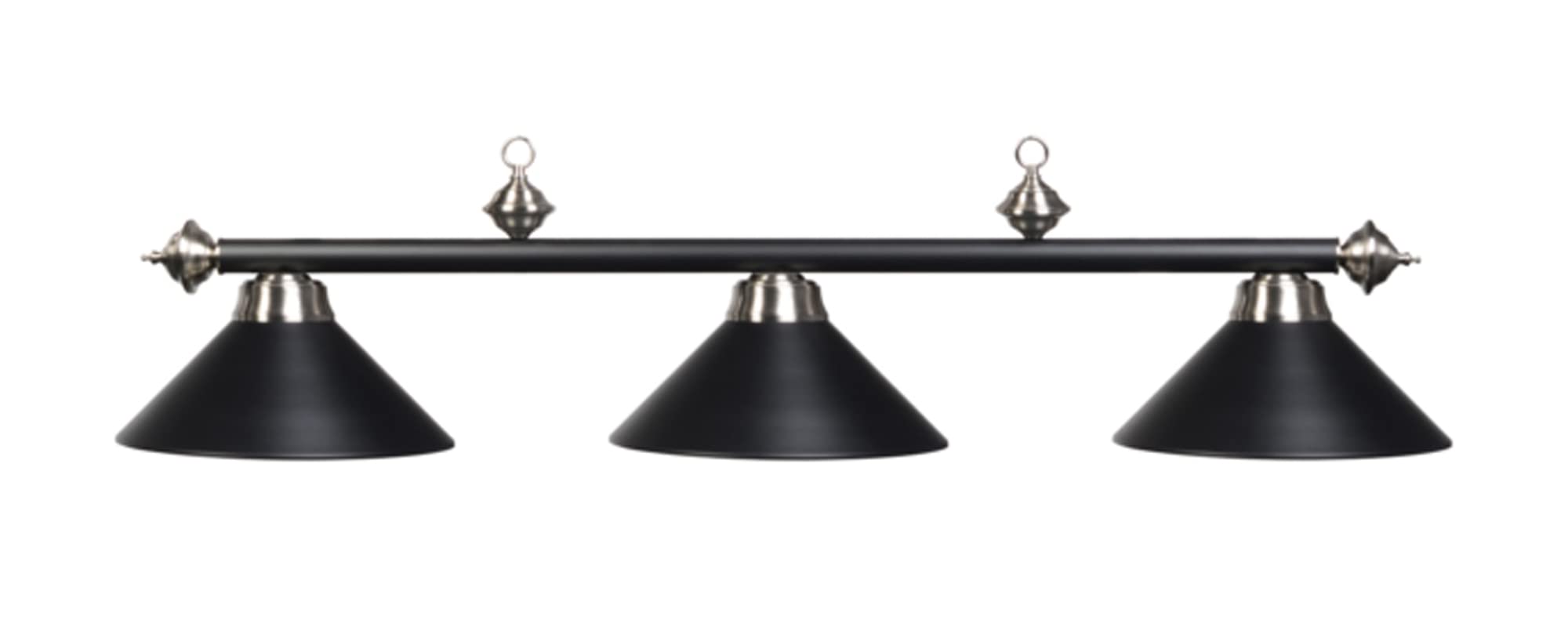 54'' 3Lt Billiard Light- Matte Blk/St
