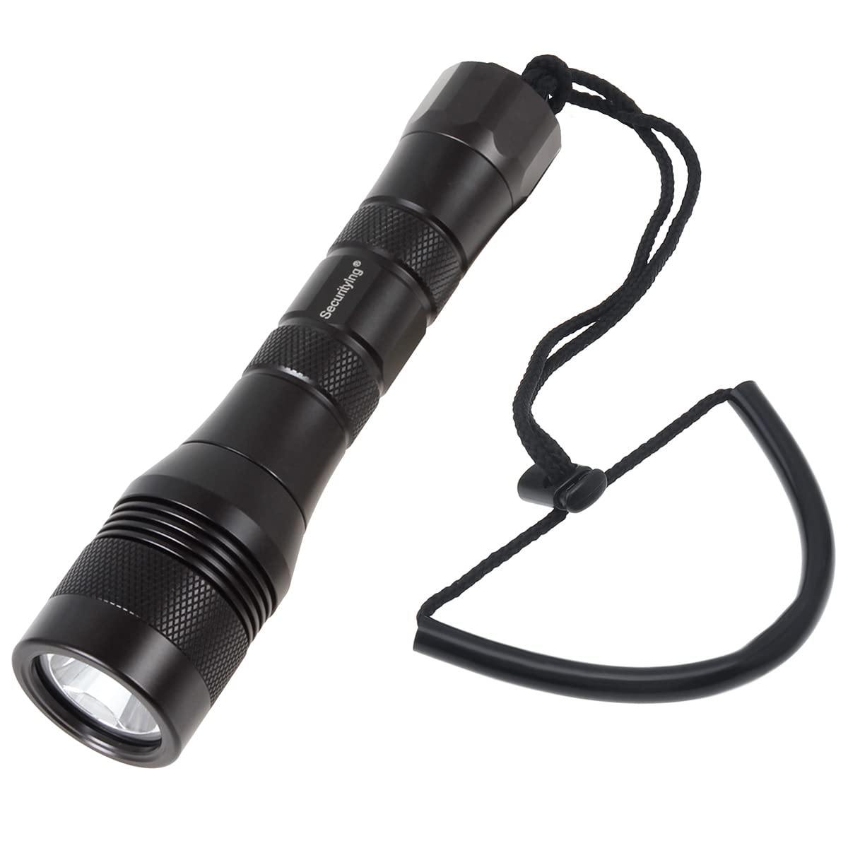 Securitying Waterproof 1000 Lumens Led Diving Flashlight Underwater 150M Super Bright Led Scuba Light, 9 Degrees Narrow-Angle Be