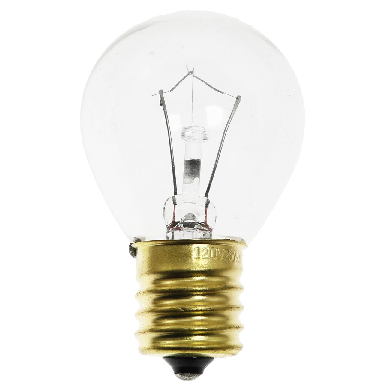 Sqxbk 4Pcs E17 25W Reflector Light Bulbs For Lava Lamps & Ovens - Glass Replacement Bulbs