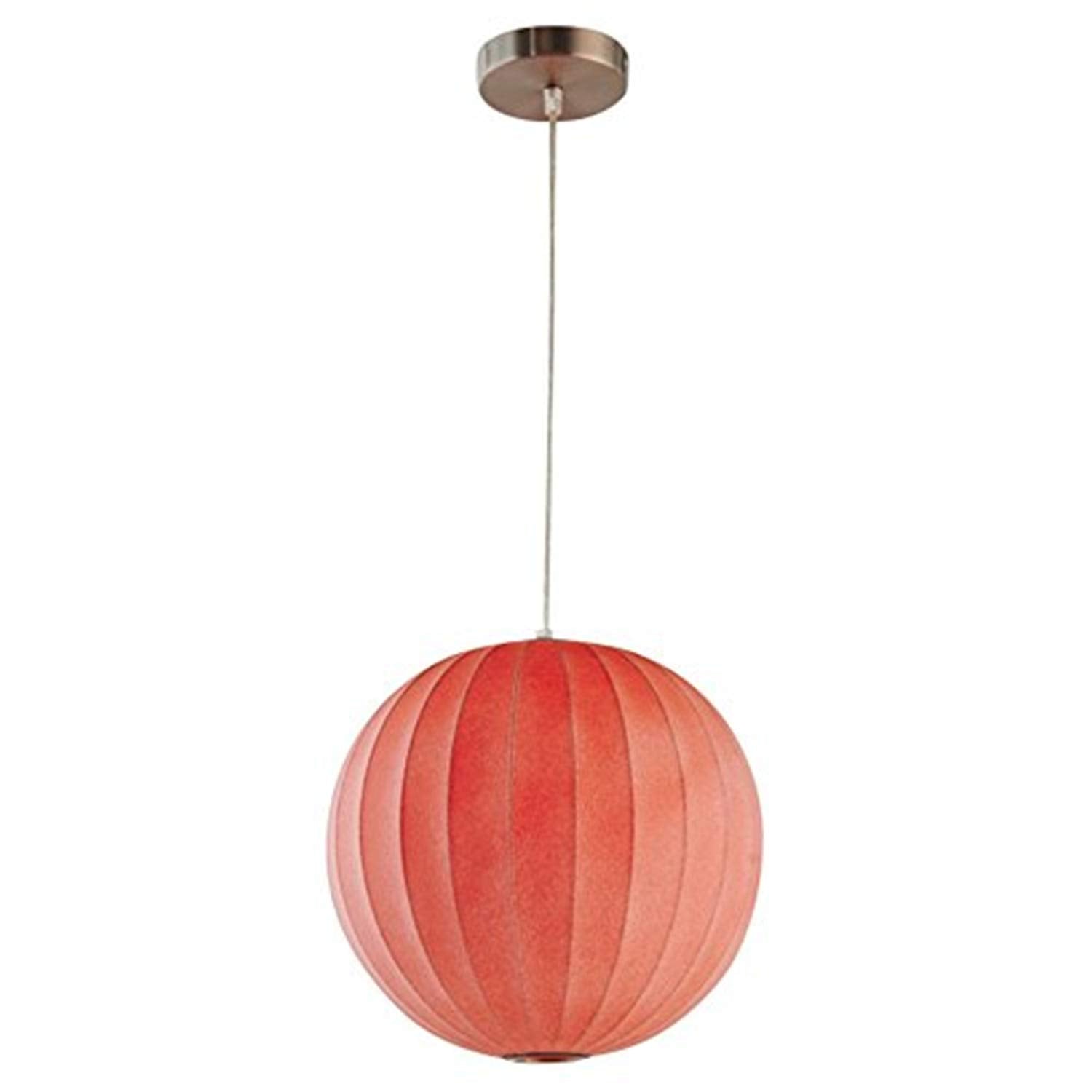 Legion Furniture Pendant LAMP Red/Polymer Resin