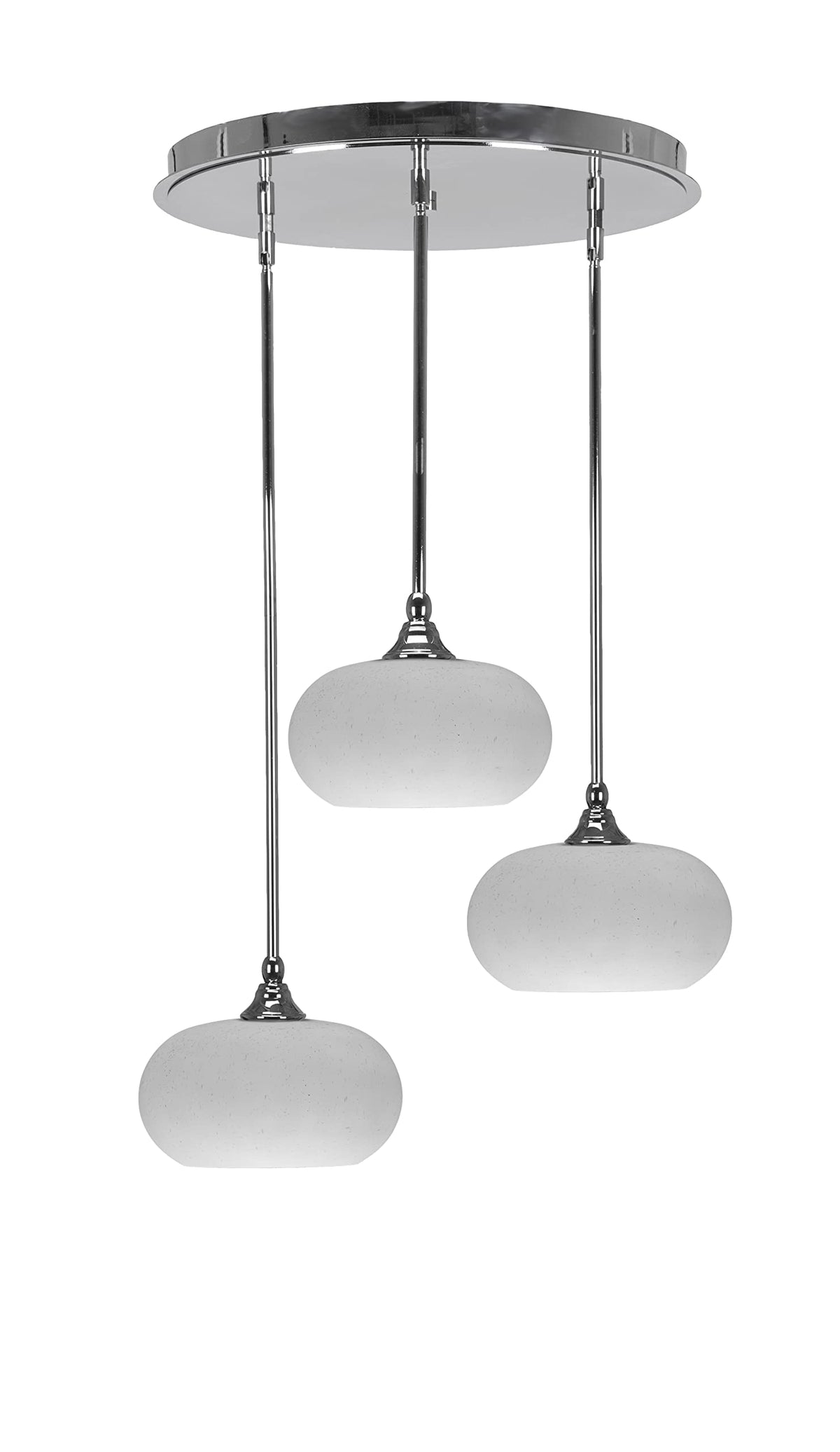 Empire 3 Light Cluster Pendalier in Chrome Finish (2183-CH-214)