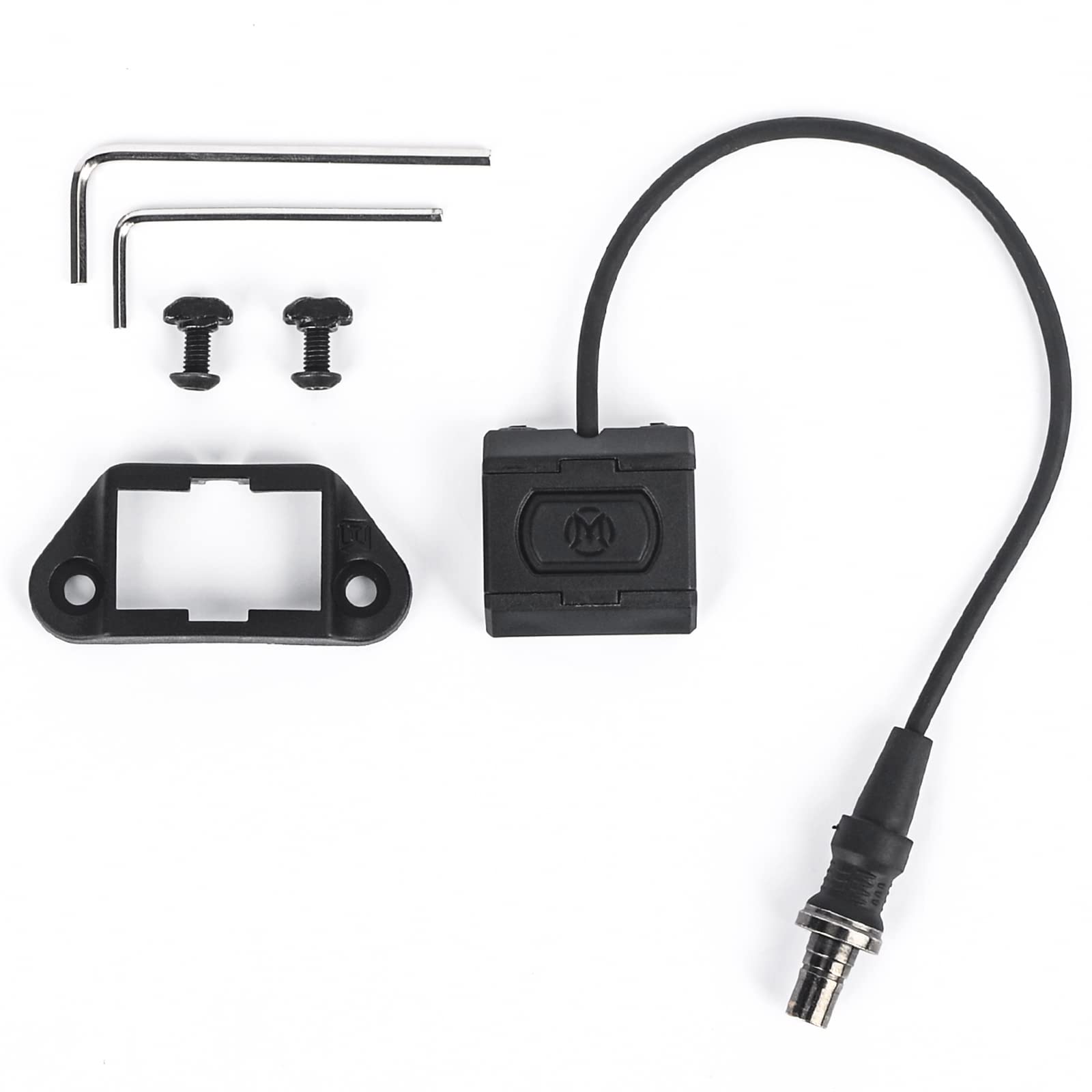 NOBUHIRO Remote Pressure Switch, Tactical Weapon Light Flashlight Switch for M300 / M600 Series, Fit for Picatinny Rail, with Co