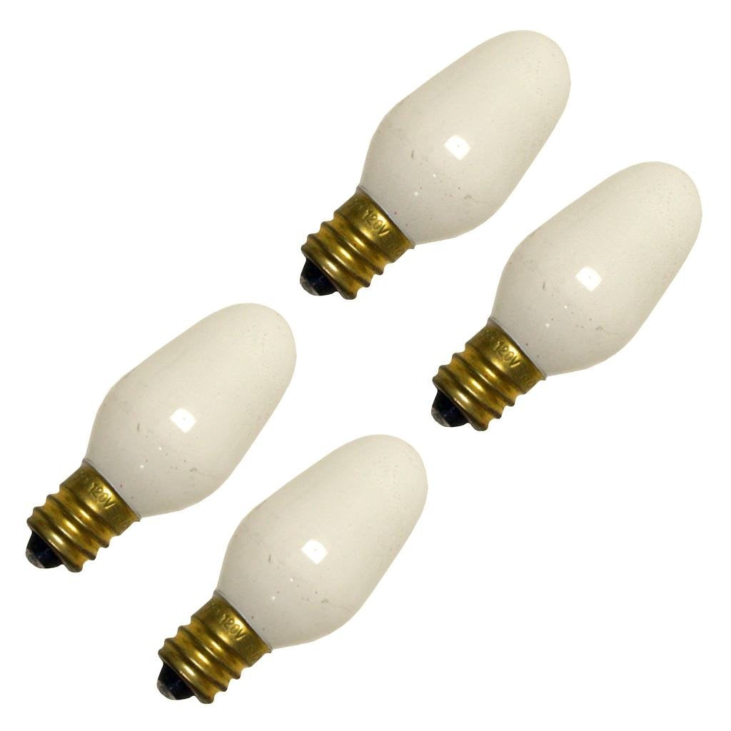 Westinghouse C7 Incandescent Bulb E12 Warm White 4 Pack, 4 Watts, One Size, Plastic