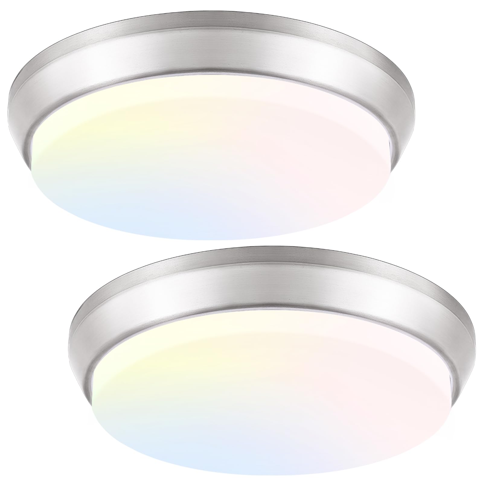 13 Inch Dimmable Led Ceiling Light Fixture, 4000 Lumens Super Bright 36W Flush Mount Ceiling Light, 2700K/3000K/4000K/5000K/6500